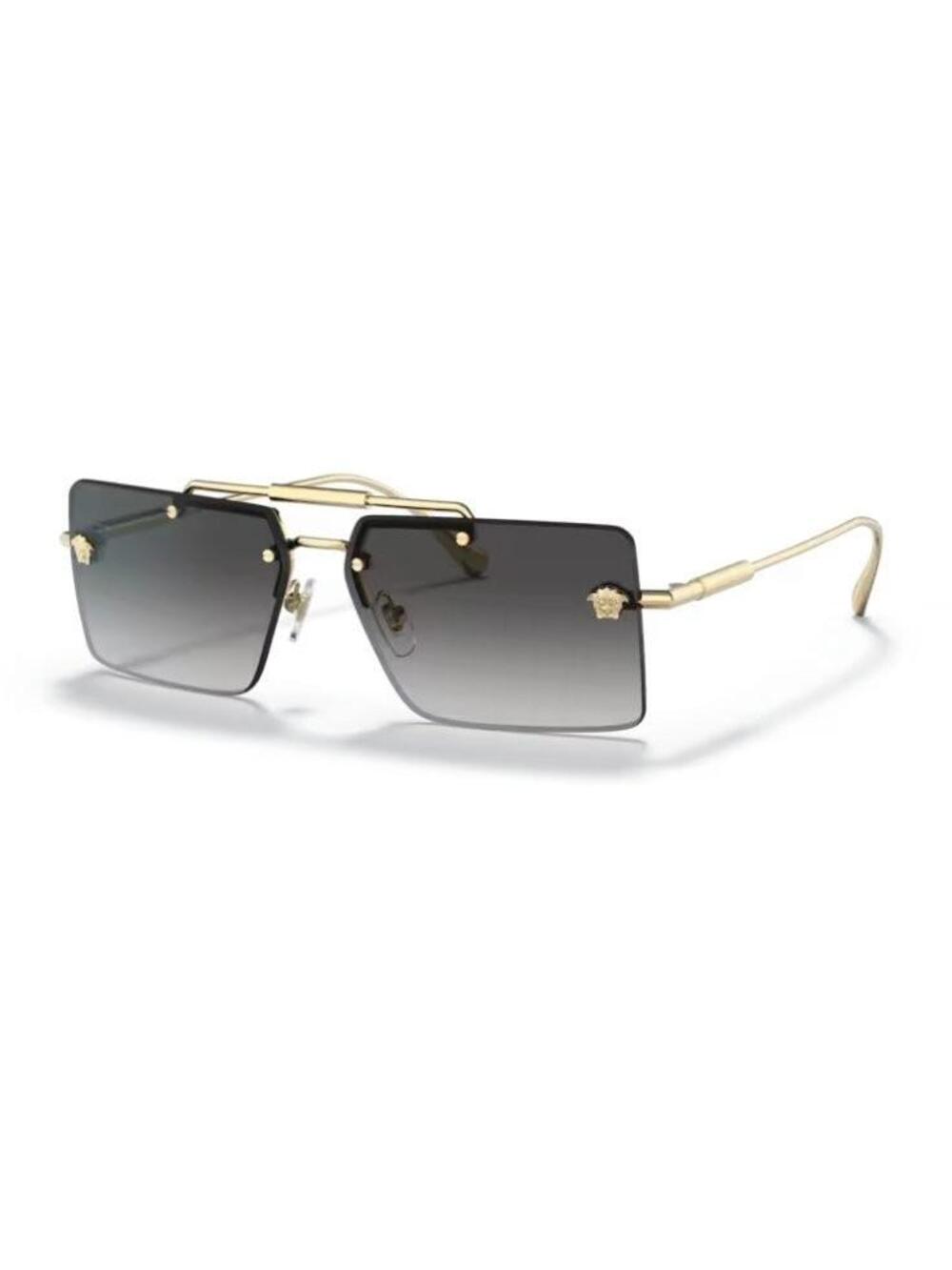 Versace 60Mm Gold Rectangle Women's #265701V15B